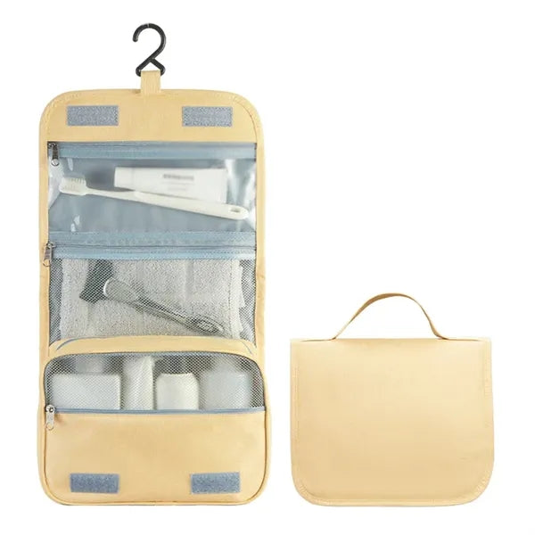 Foldable Hanging Multiple Compartment Toiletry Cosmetic Bag
