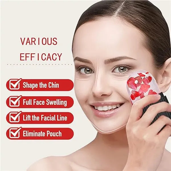 Premium Silicon Leakproof Ice Roller Face Massager
