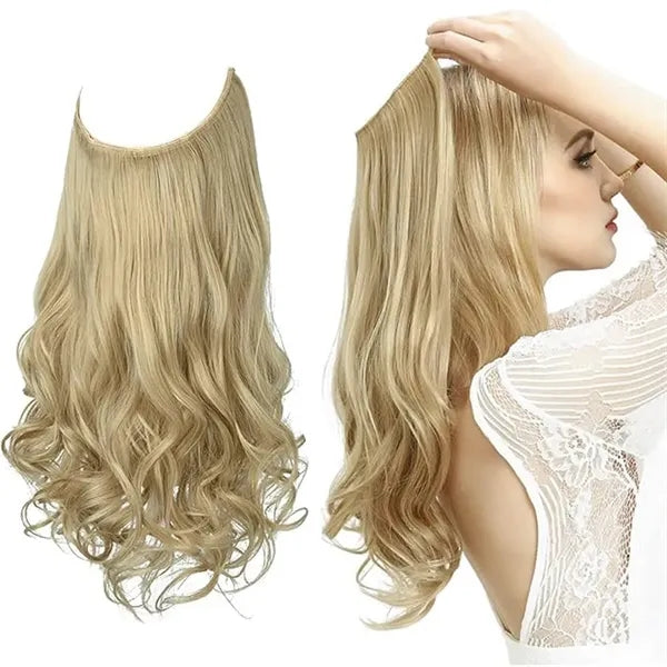Natural Long Thick Headband Curly Wig Hair