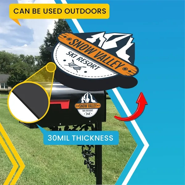 Low Quantity 30 Mil Custom Shape 10.01-12 Sq inches Magnet
