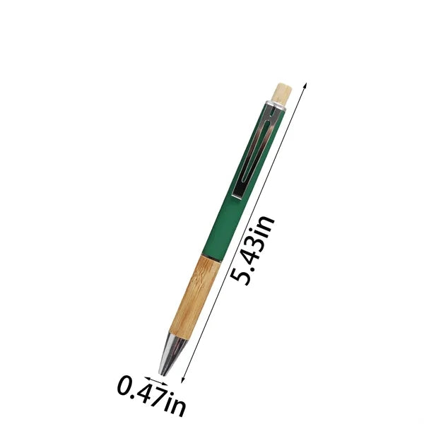Retractable Bamboo Ballpoint Pen Eco-friendly Gifts
