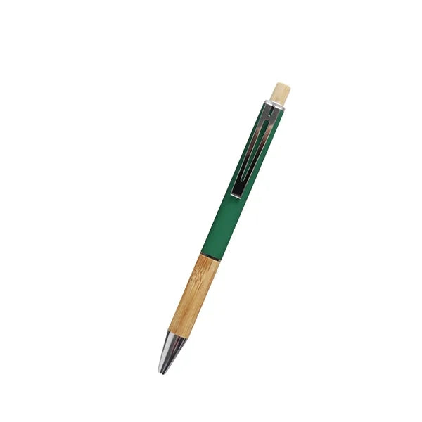 Retractable Bamboo Ballpoint Pen Eco-friendly Gifts