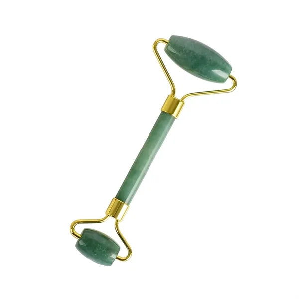 Rose Jade Face Massager Roller Dual-Sided Gua Sha Set Gift