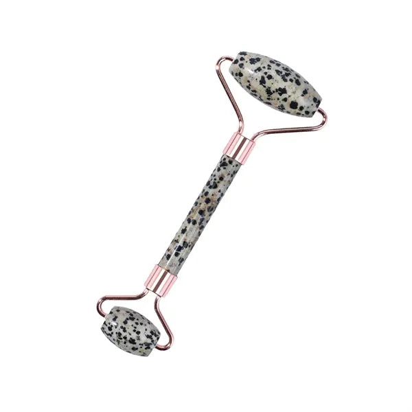 Rose Jade Face Massager Roller Dual-Sided Gua Sha Set Gift