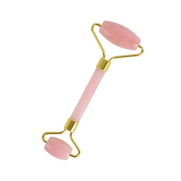 Rose Jade Face Massager Roller Dual-Sided Gua Sha Set Gift