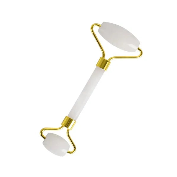 Rose Jade Face Massager Roller Dual-Sided Gua Sha Set Gift