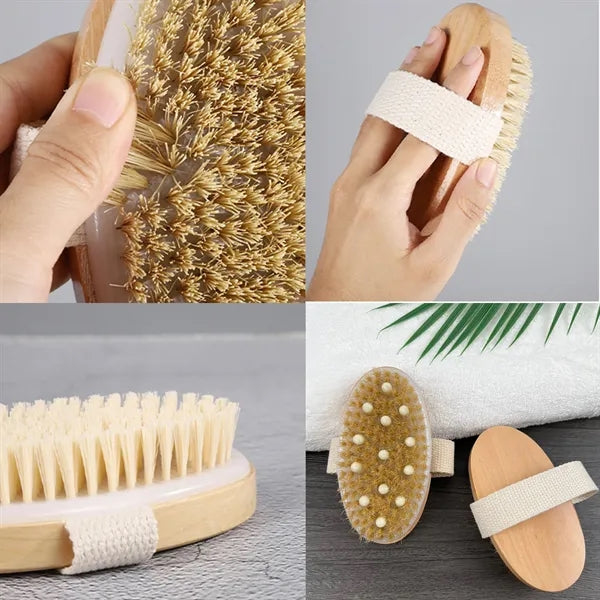 Bristle Dry Wet Shower Brush Skin Eco-friendly Scrubber