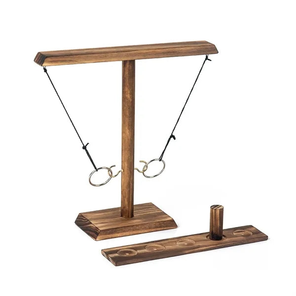 Wooden Ring Toss Games with Hooks Home Gifts