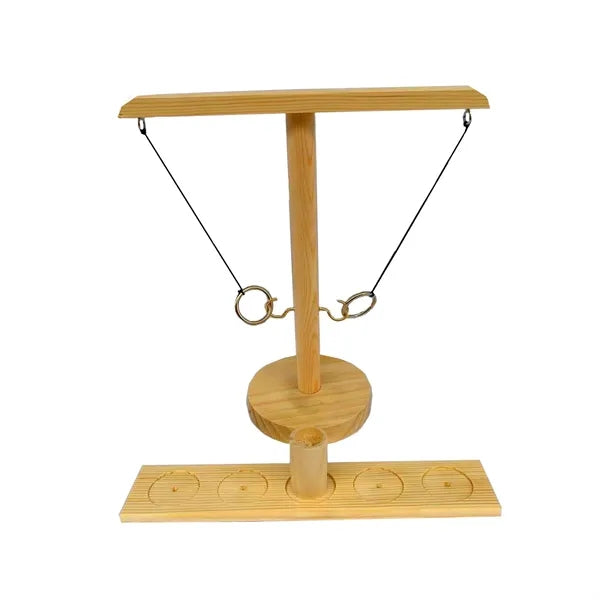 Wooden Ring Toss Games with Hooks Home Gifts