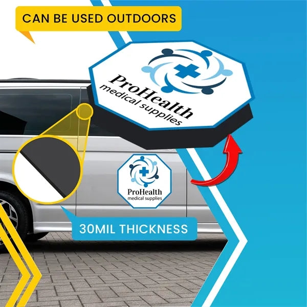 Low Quantity 30 Mil Custom Shape 50.01-60 Sq inches Magnet