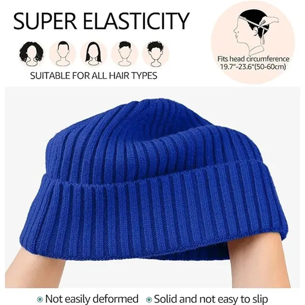 Knit Cuff Beanie Winter Warm Hats for Men and Women