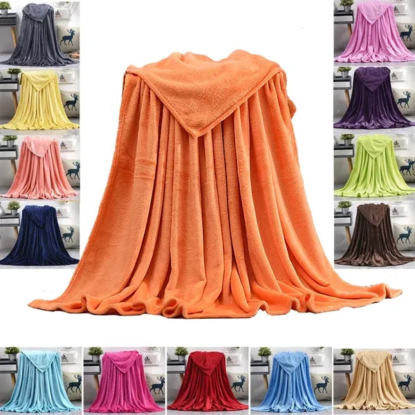 Promo Soft Flannel Throw Blanket