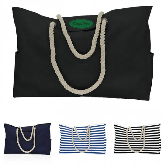 Nylon Large Beach Tote Bag Customizable