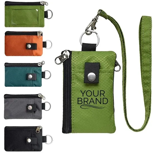 RFID Blocking Small Wallet with ID Window