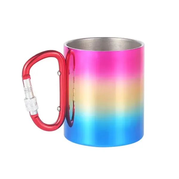 Stainless Steel Carabiner Mug