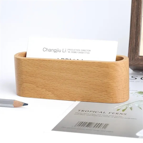 Wooden Business Card Box