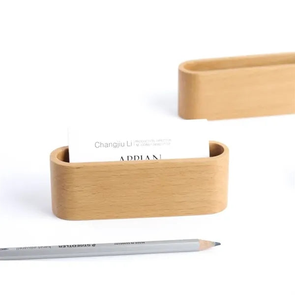Wooden Business Card Box