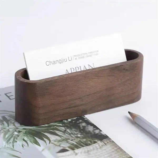 Wooden Business Card Box