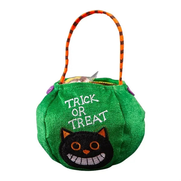 Halloween Trick or Treat Non-Woven Candy Pumpkin Bag