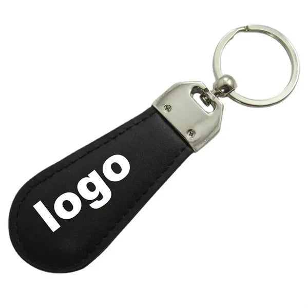 Key Ring Chain Holder With Black PU