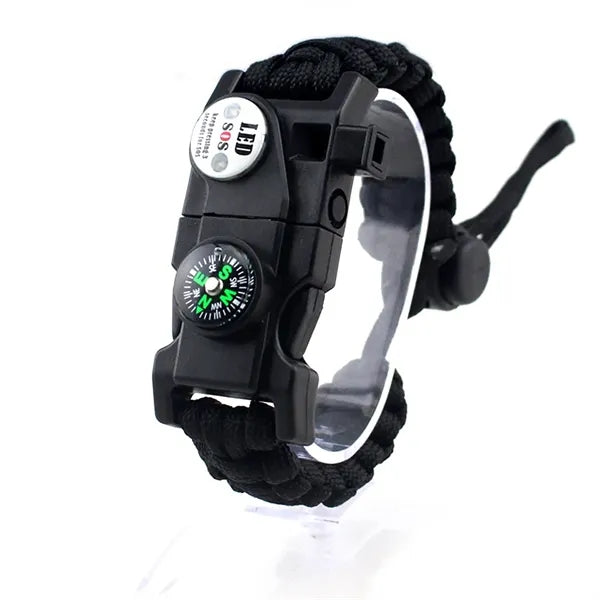 20IN1 Survival Paracord Bracelet Adjustable GearKit With LED
