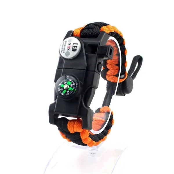 20IN1 Survival Paracord Bracelet Adjustable GearKit With LED