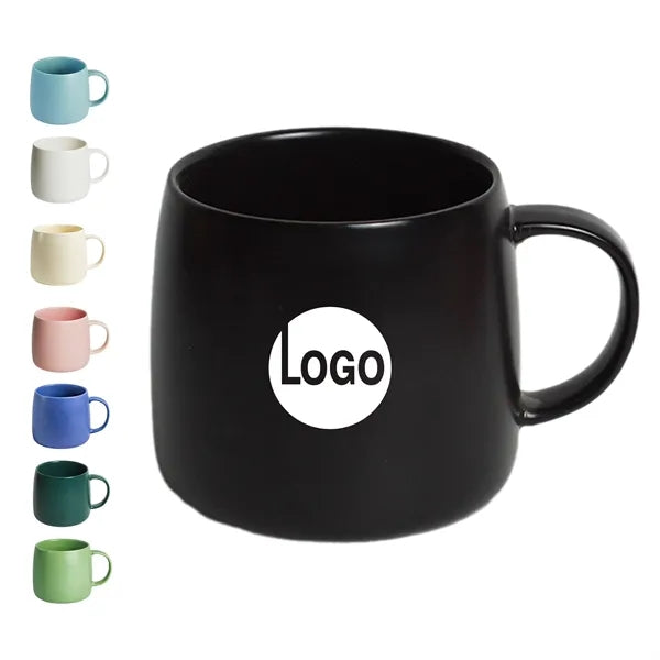 17oz Ceramic Big Belly Coffee Mug