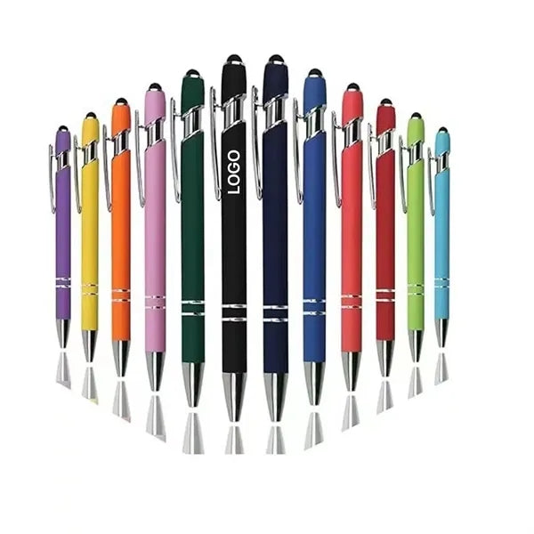 Rainbow Soft Touch Stylus Ballpoint Pen
