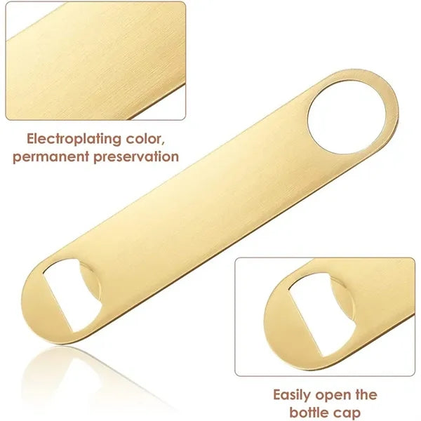Stainless Steel Corkscrew Multifunctional Flat Bottle Opener