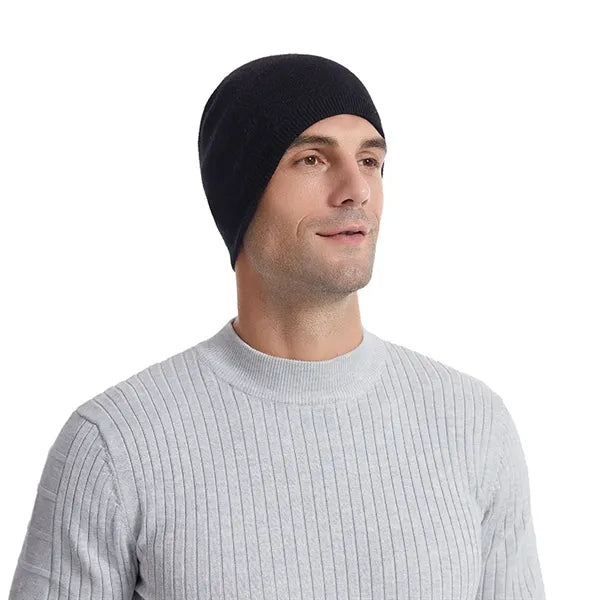 Windproof Winter Soft Knit Beanie Hat Skull Cap