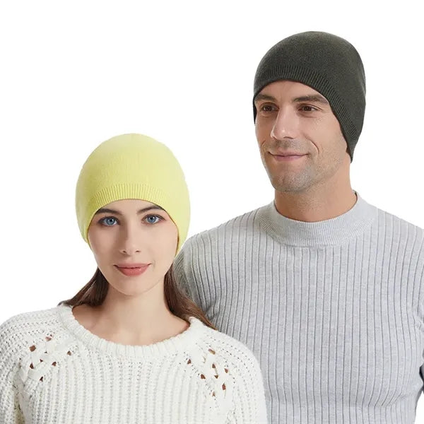 Windproof Winter Soft Knit Beanie Hat Skull Cap