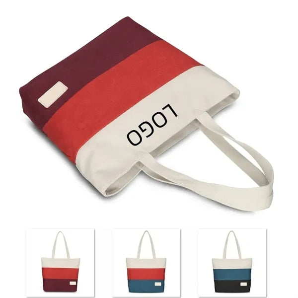 Women's Canvas Shoulder Handbag Summer Beach Tote Bag