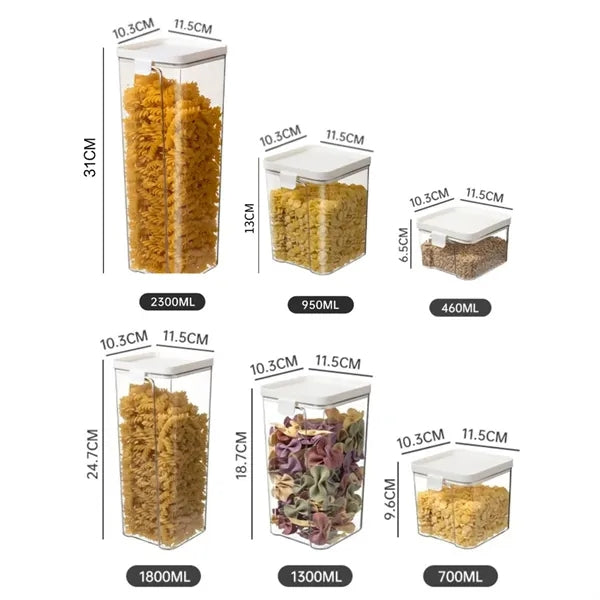Stackable Airtight Food Storage Containers