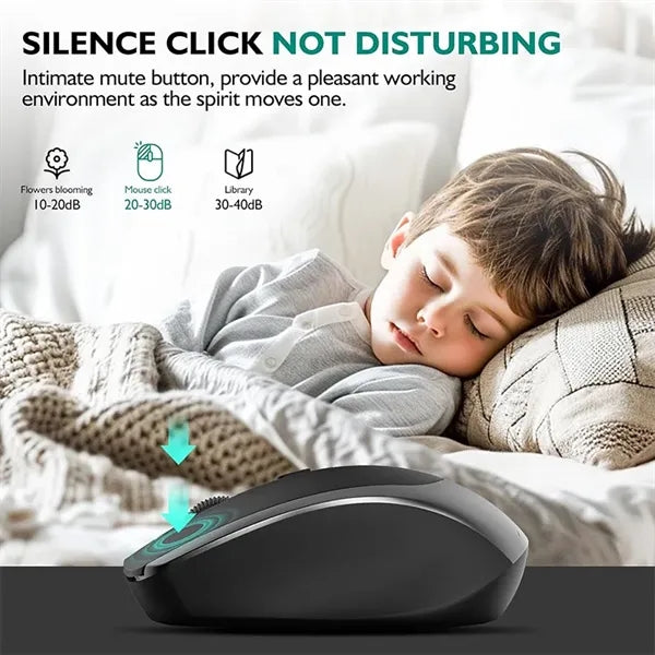 Wireless Bluetooth Mouse 2.4GHz BT5.1