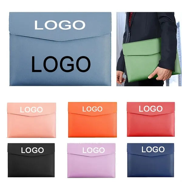 13'' x 9 1/2'' PU Leather A4 File Folder Document Holder
