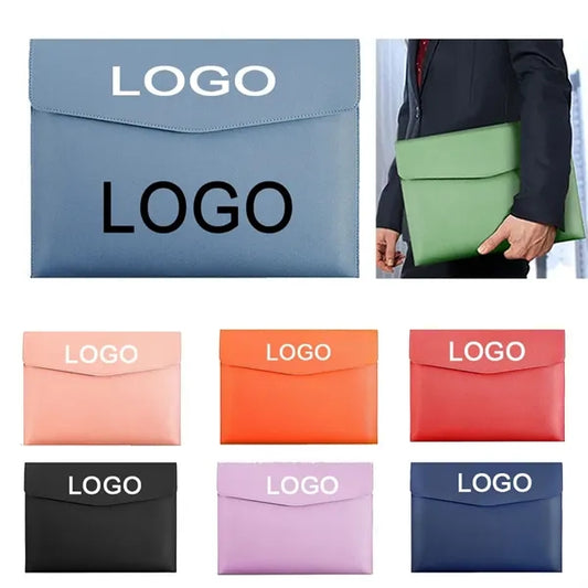 13'' x 9 1/2'' PU Leather A4 File Folder Document Holder