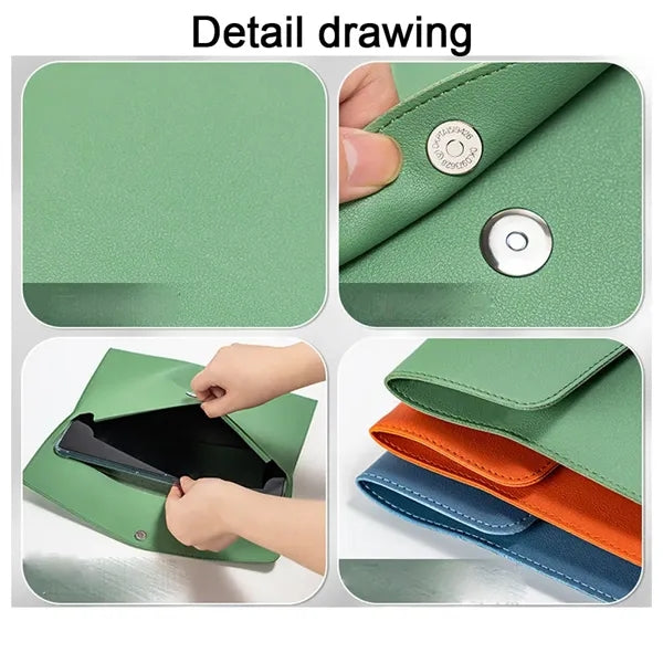 13'' x 9 1/2'' PU Leather A4 File Folder Document Holder