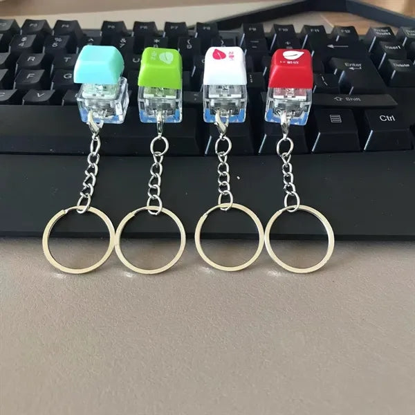 Keyboard Fidget Keychain Decompression Toy