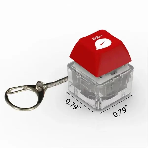 Keyboard Fidget Keychain Decompression Toy