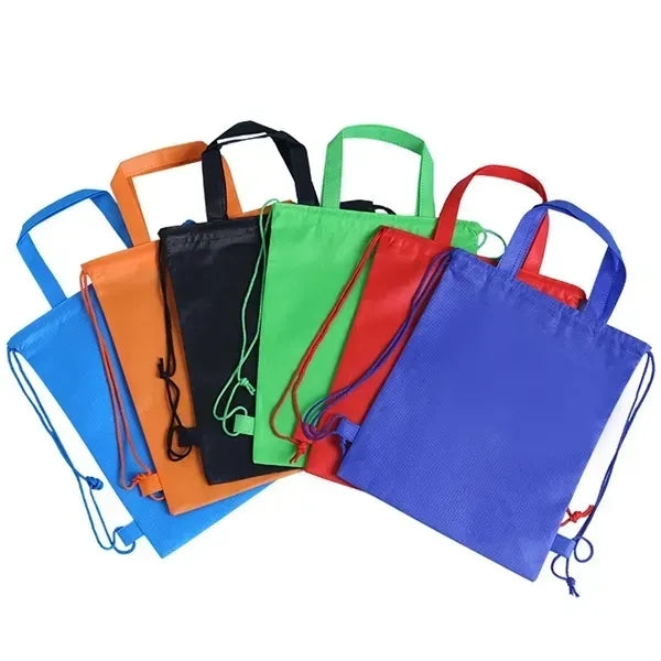 Non-Woven Drawstring Bags With Handle