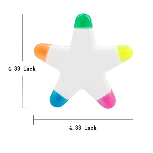 Brush Tip Highlighters Light Color Fluorescent Pens