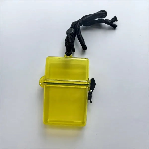 Waterproof Swim Box with Neck Lanyard