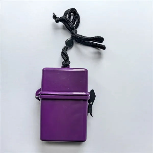 Waterproof Swim Box with Neck Lanyard
