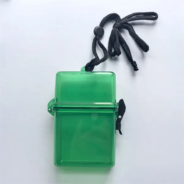 Waterproof Swim Box with Neck Lanyard