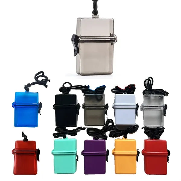 Waterproof Swim Box with Neck Lanyard