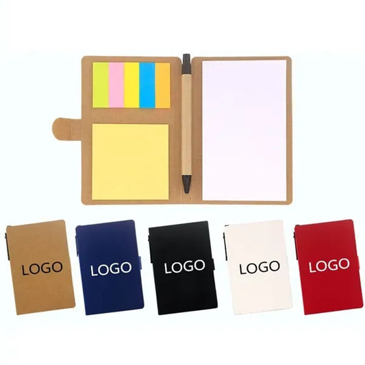Multifunctional Combination Sticky Note Notebook With Pen