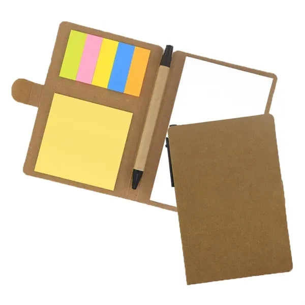 Multifunctional Combination Sticky Note Notebook With Pen