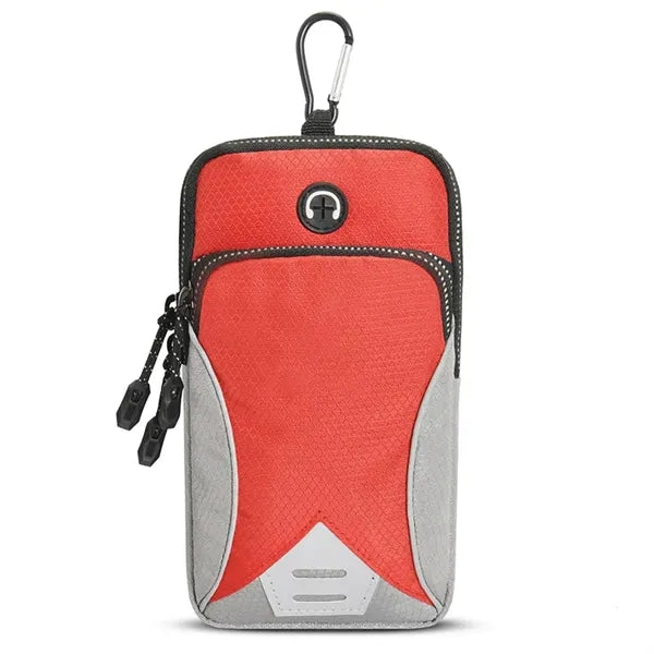 Sport Phone Arm Bag with Earphone Hole Multifunctional Pouch