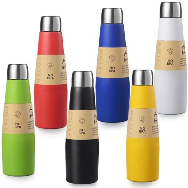 18 oz Stainless Steel Water Bottle for Sports Travel Camping