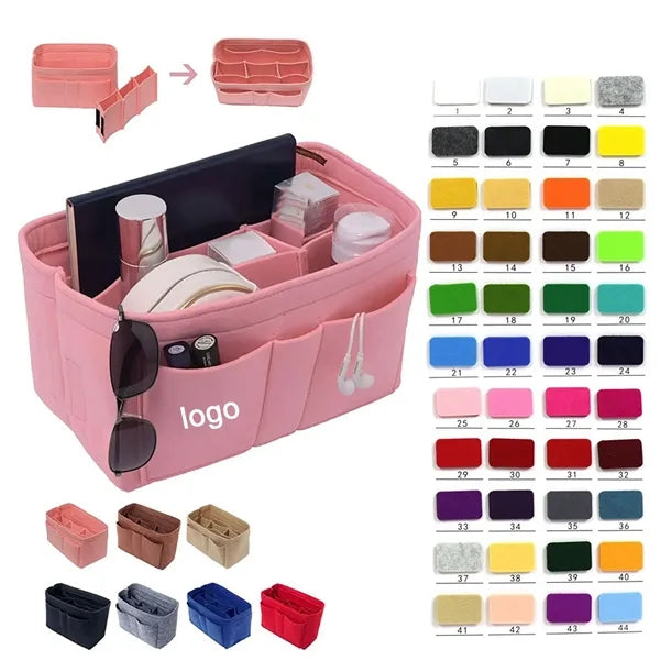 Felt Organizer Tote Bag